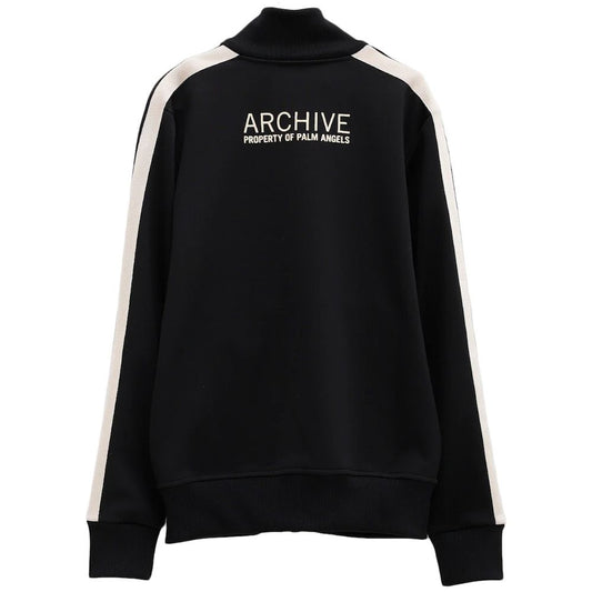 Moncler x Palm Angels Schwarzer Polyester-Herrenpullover