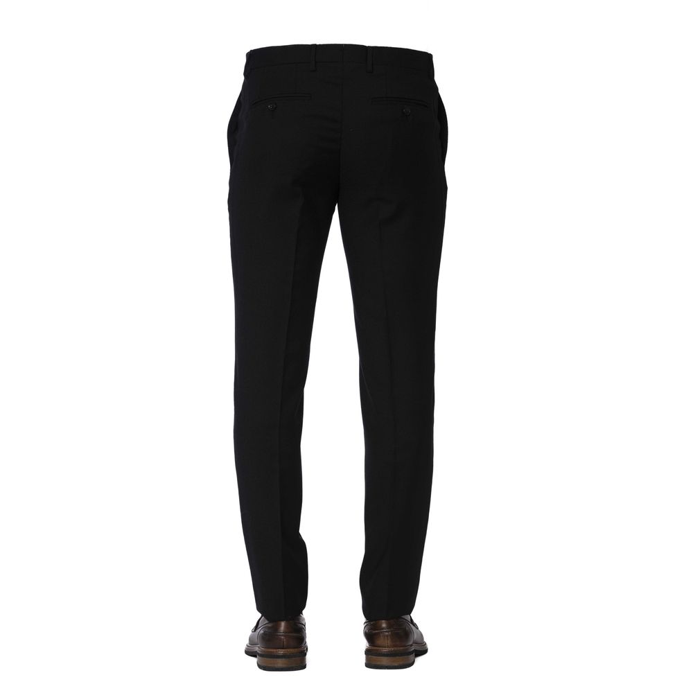 Trussardi Schwarze Wollhose für Herren