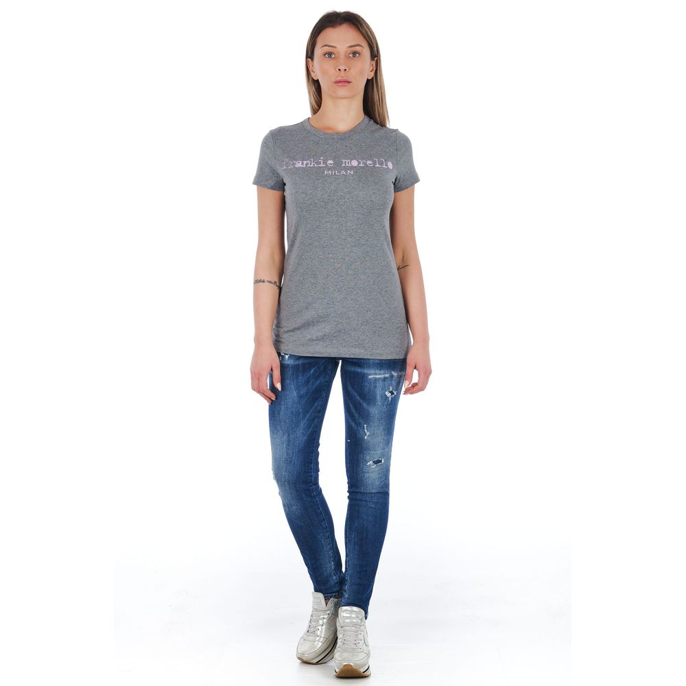 Frankie Morello Blaue Baumwolljeans für Damen