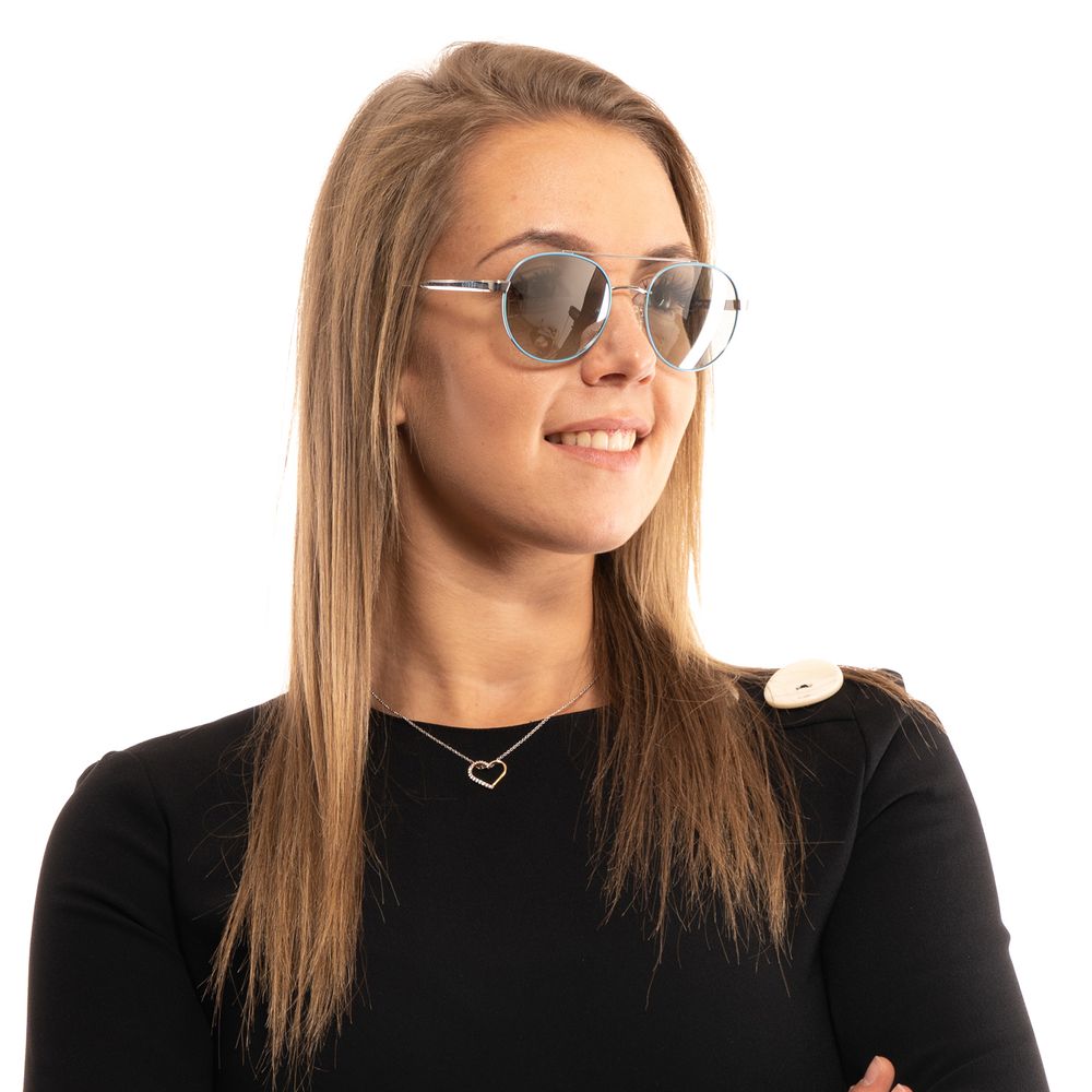 Guess Turquoise Metal Sunglasses