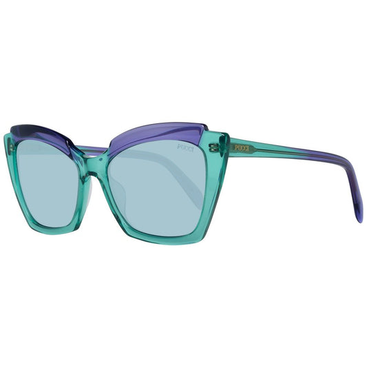 Emilio Pucci Grüne Sonnenbrille aus Kunststoff