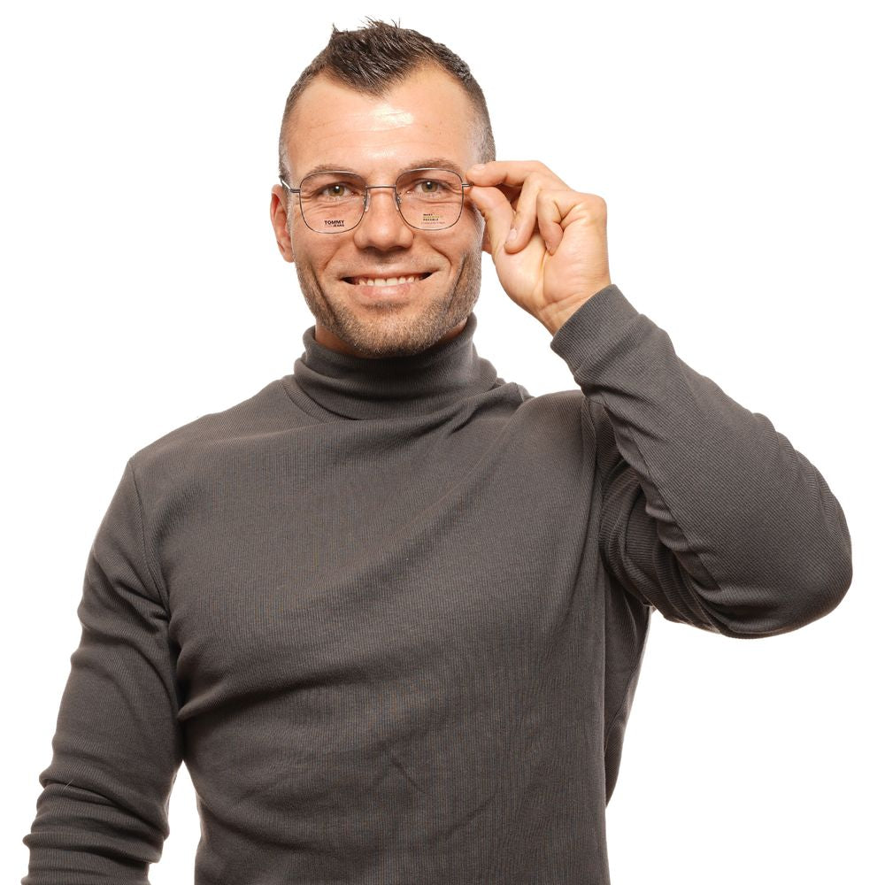 Tommy Hilfiger – Graues Unisex-Brillengestell