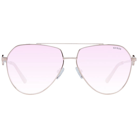 Guess Roségoldene Metallsonnenbrille