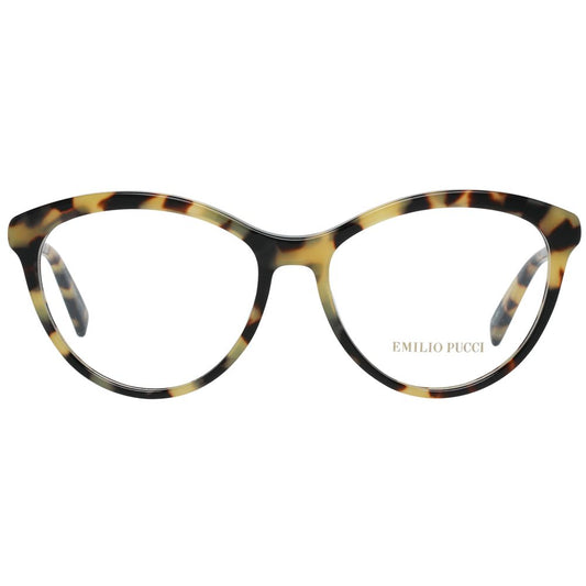 Emilio Pucci Braune Brille (Gestell) aus Metall und Kunststoff