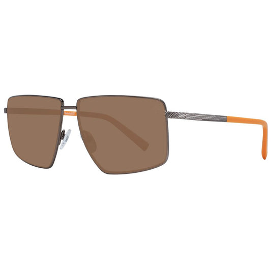 Timberland Sonnenbrille aus braunem Metall