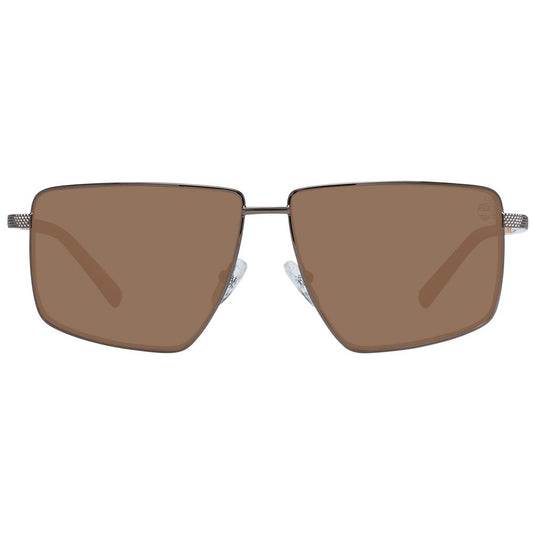 Timberland Sonnenbrille aus braunem Metall