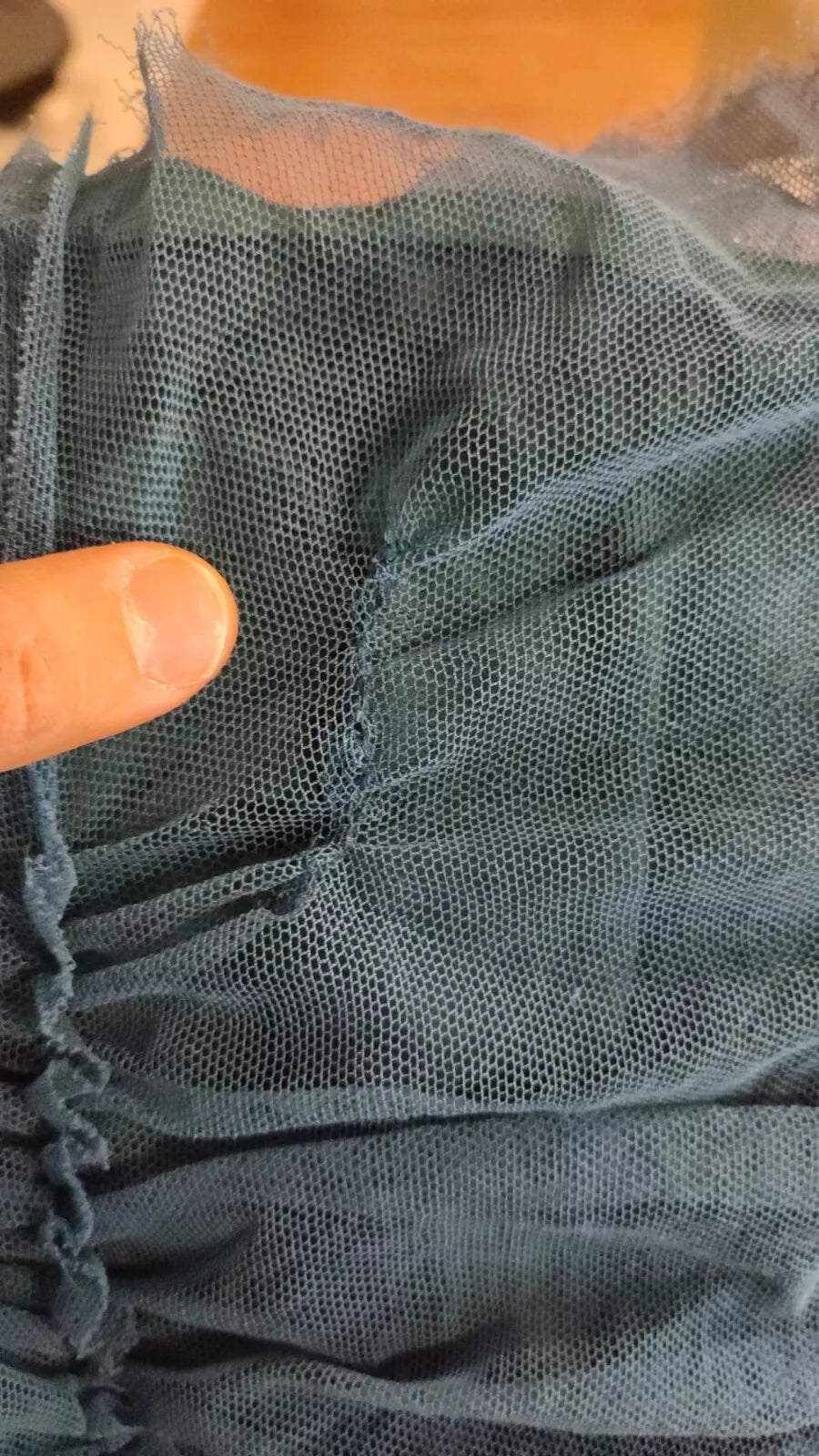 Dolce & Gabbana Blaues, drapiertes Midi-Etuikleid aus Baumwolle aus Tüll