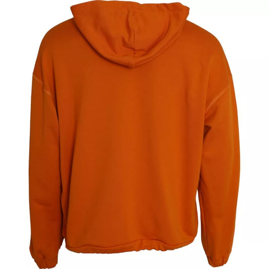 Dolce & Gabbana Orange Kapuzenpullover Sweatshirt Pullover