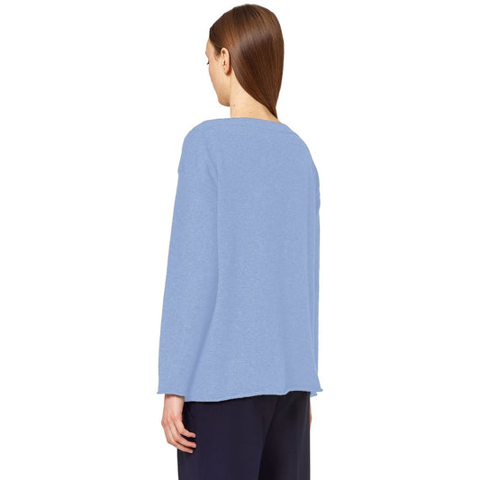Alpha Studio Hellblauer Kaschmirpullover für Damen