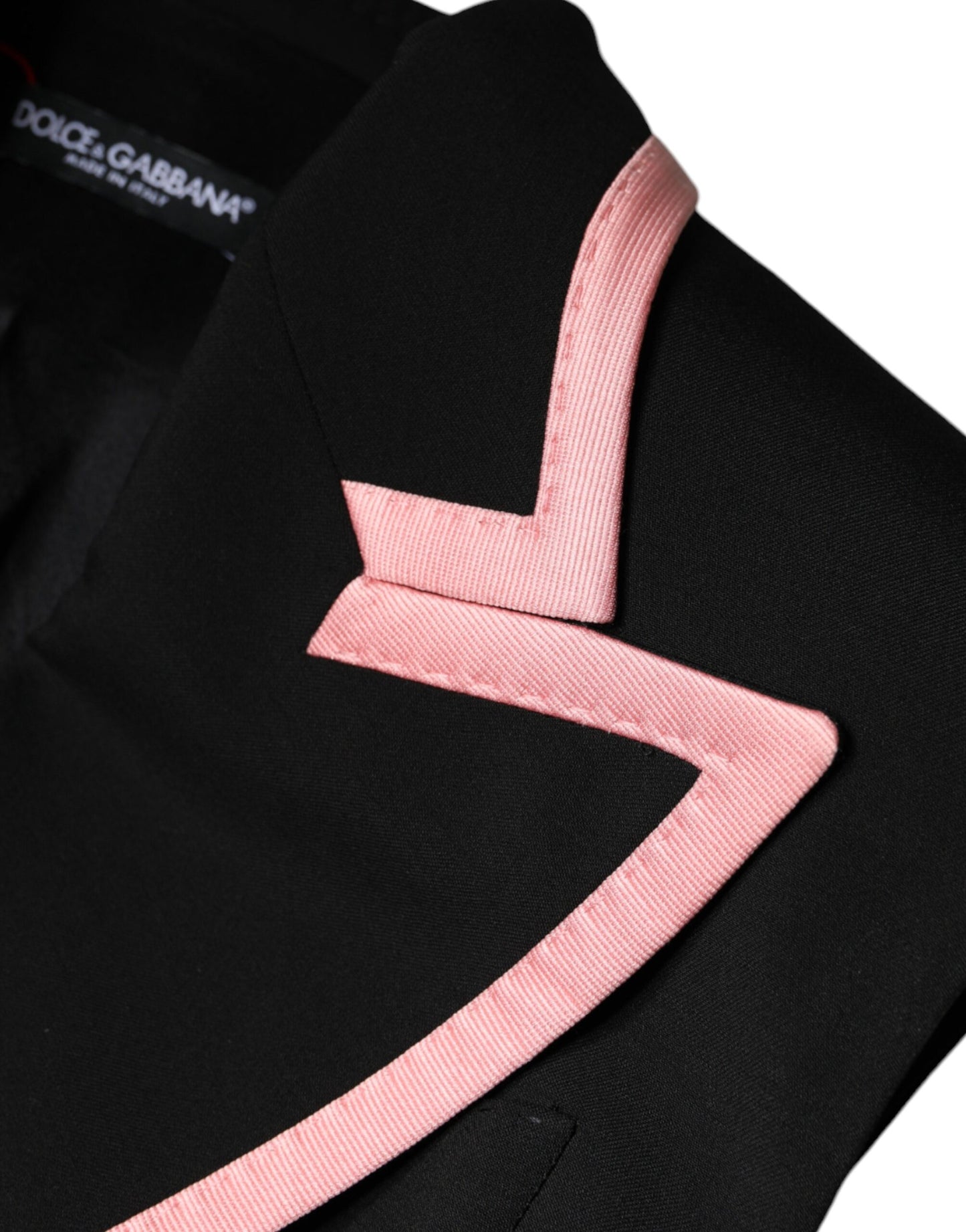 Dolce & Gabbana Schwarzes ärmelloses Jumpsuit-Kleid aus Wollmischung