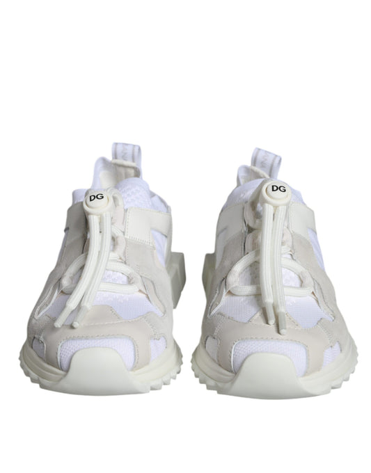 Dolce & Gabbana Sorrento Trekking-Sneakers aus weißem Mesh
