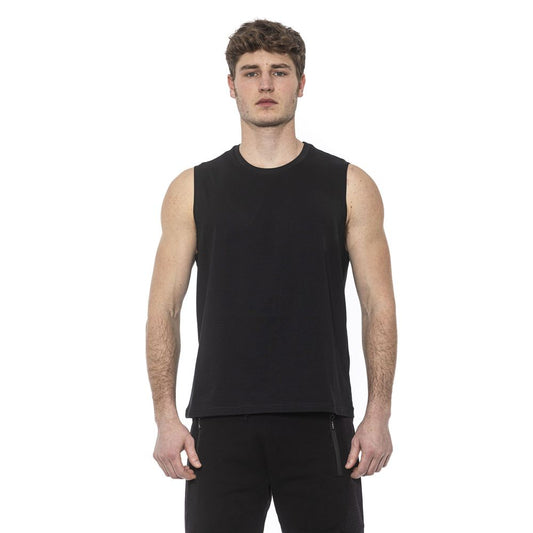 Tond Schwarzes Herren-Tanktop aus Baumwolle