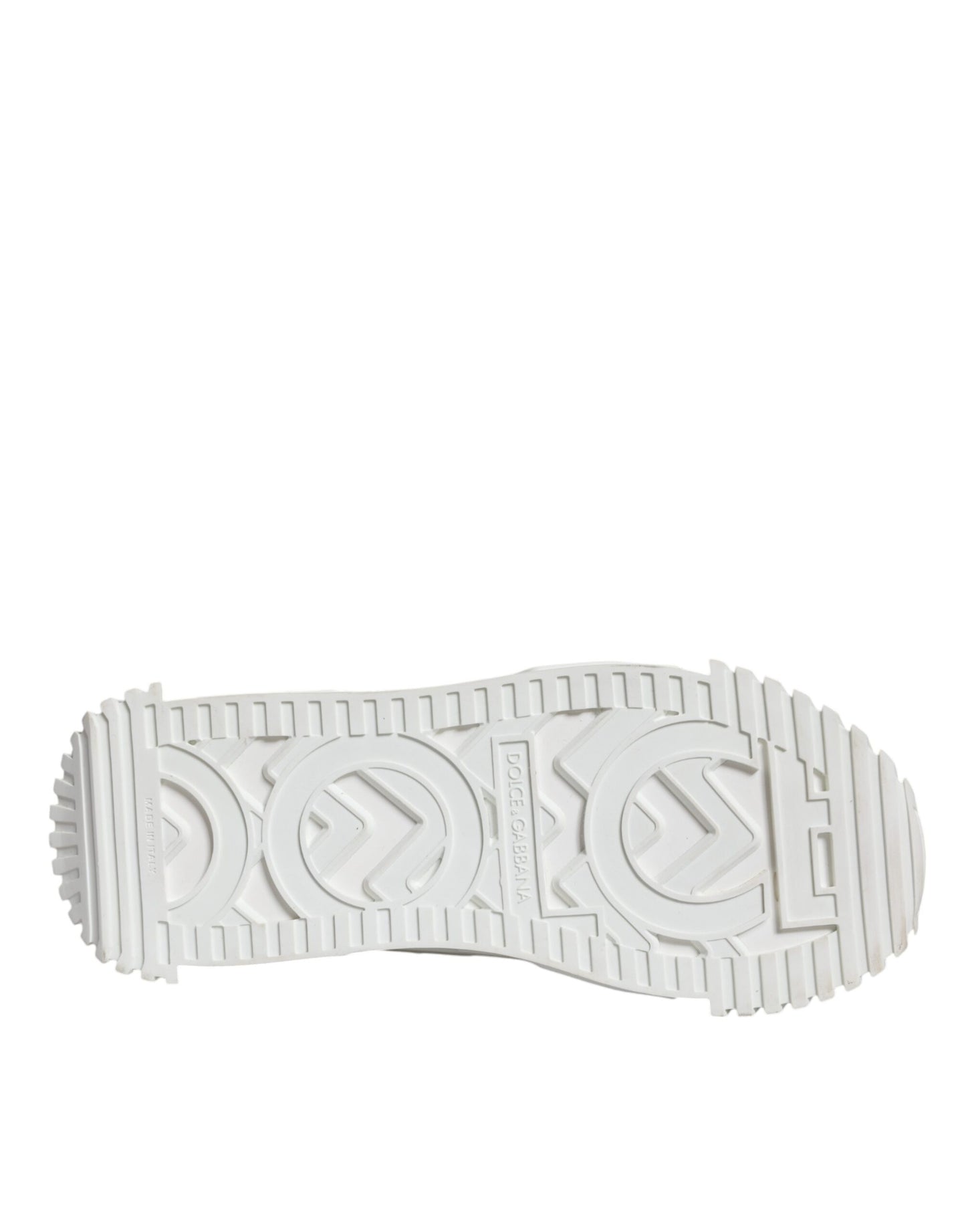 Dolce & Gabbana – Weiße, niedrige Schnürschuhe NS1