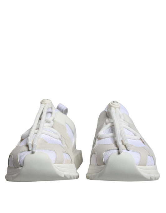 Dolce & Gabbana Sorrento Trekking-Sneakers aus weißem Mesh