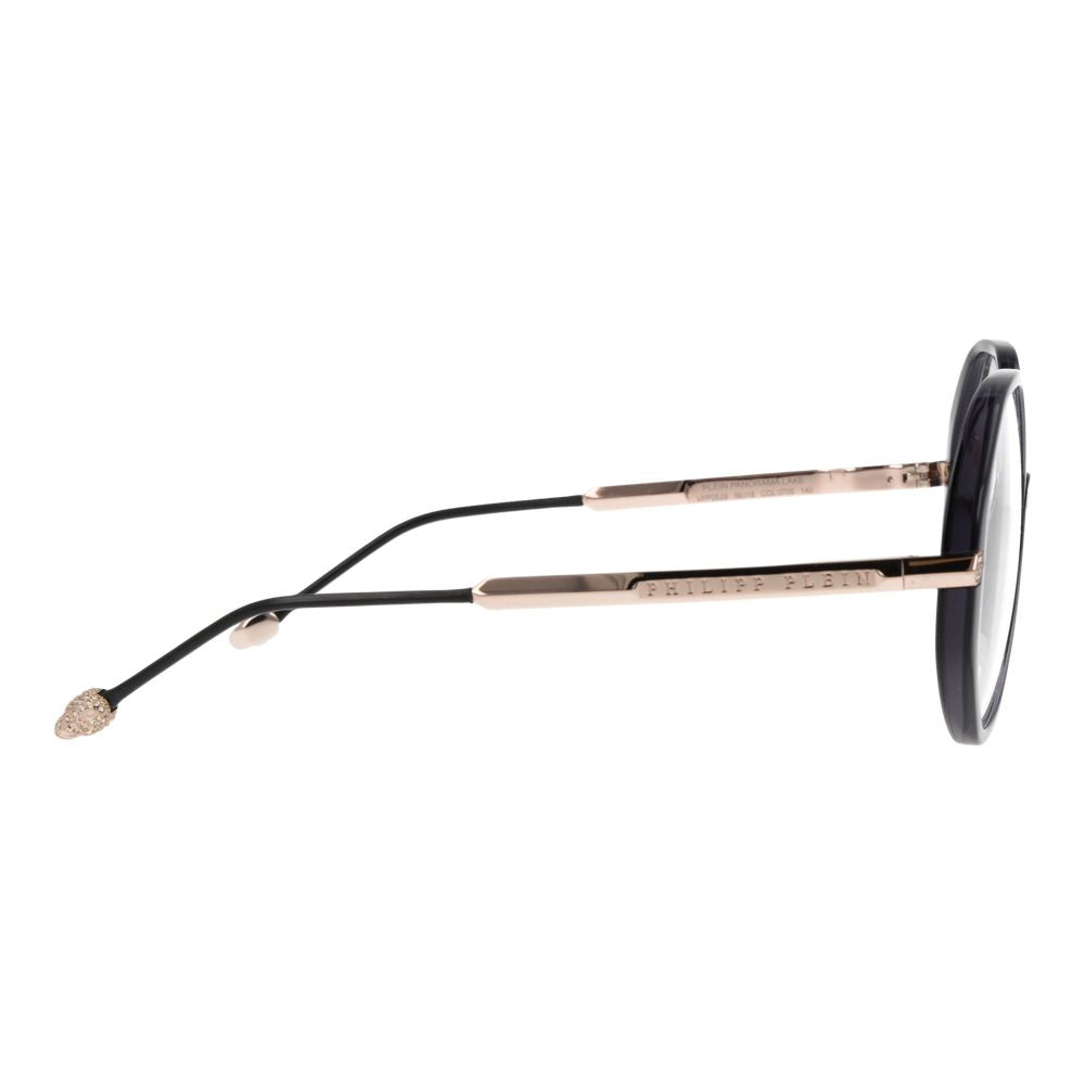 Philipp Plein Brille (Gestell) aus grauem Celluloseacetat