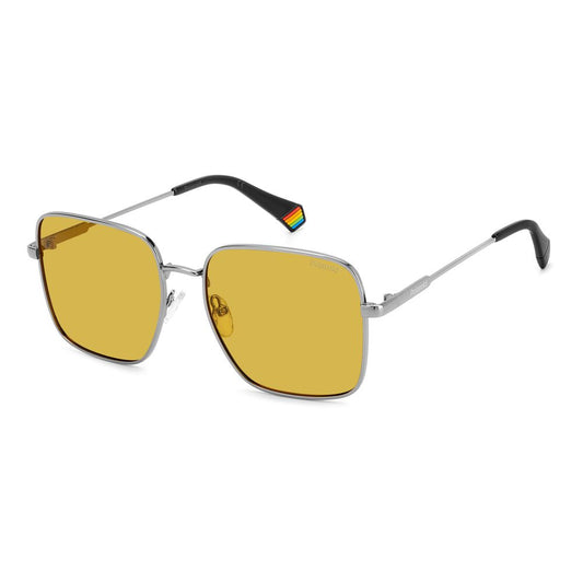 Polaroid Sonnenbrille aus grauem Metall