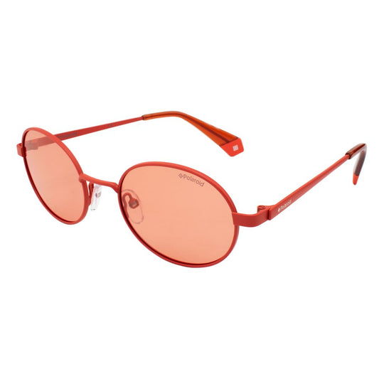 Polaroid Orange Metall-Sonnenbrille