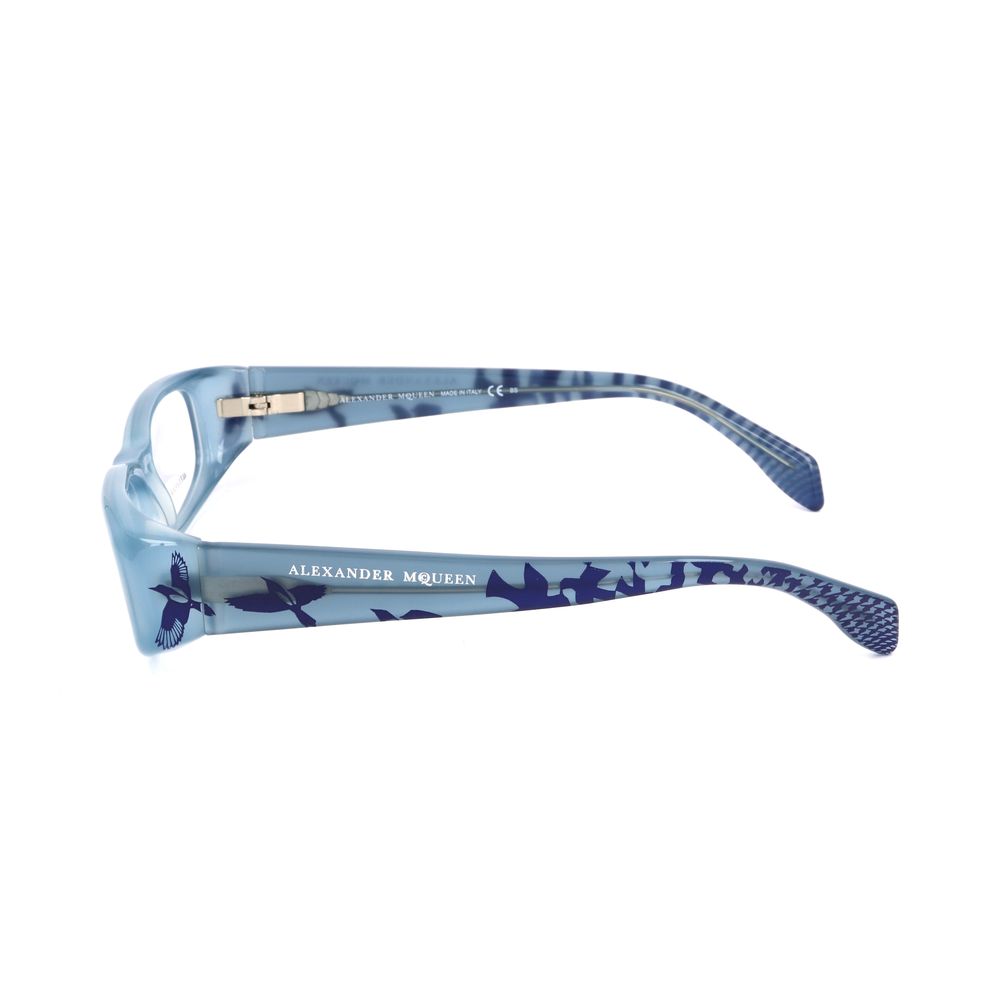 Alexander McQueen Blaue Acetat-Brille (Gestell)