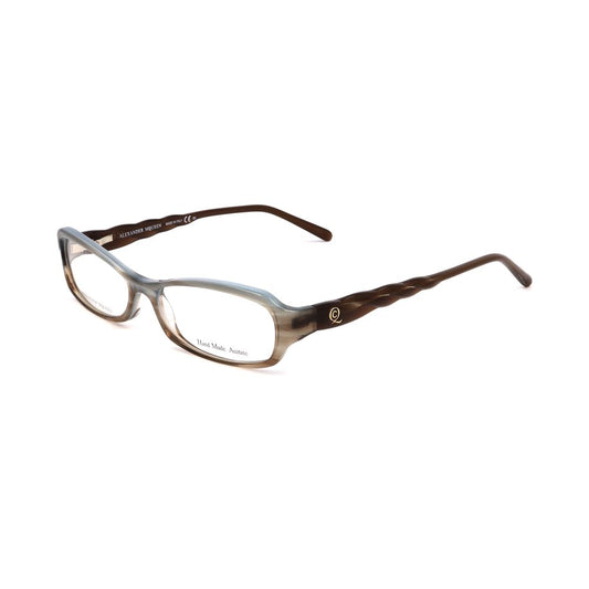 Alexander McQueen Brown Acetate Glasses (Frames)