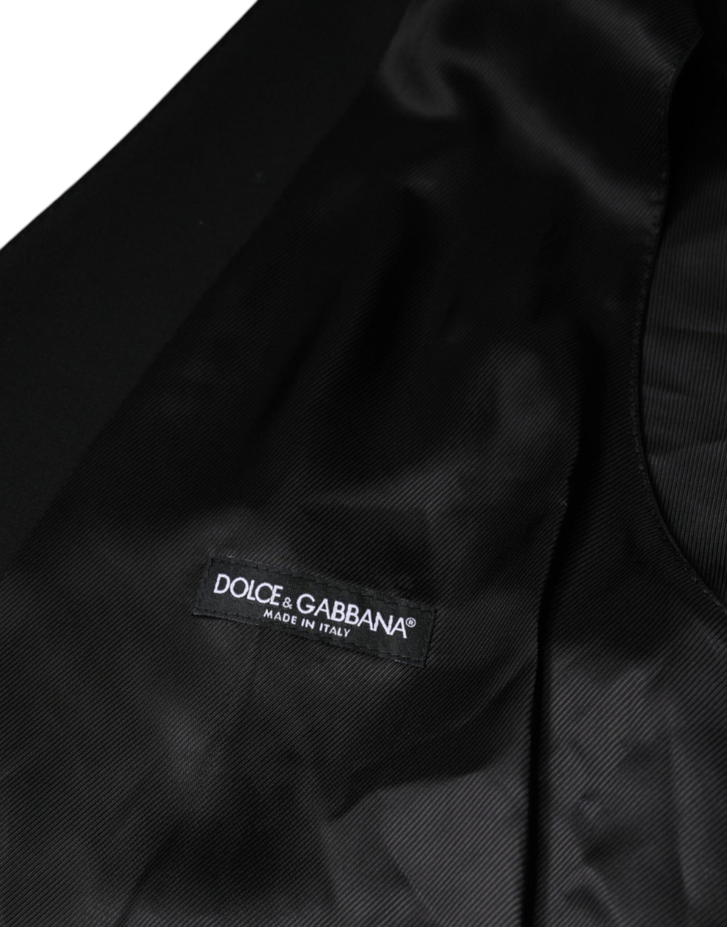 Dolce & Gabbana Schwarze Weste aus Wolle für formelle Anlässe für Herren