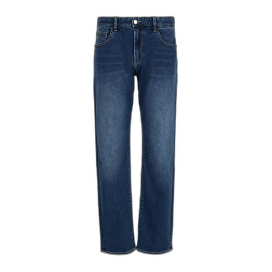 Armani Exchange – Blaue Skinny-Jeans aus Baumwolle