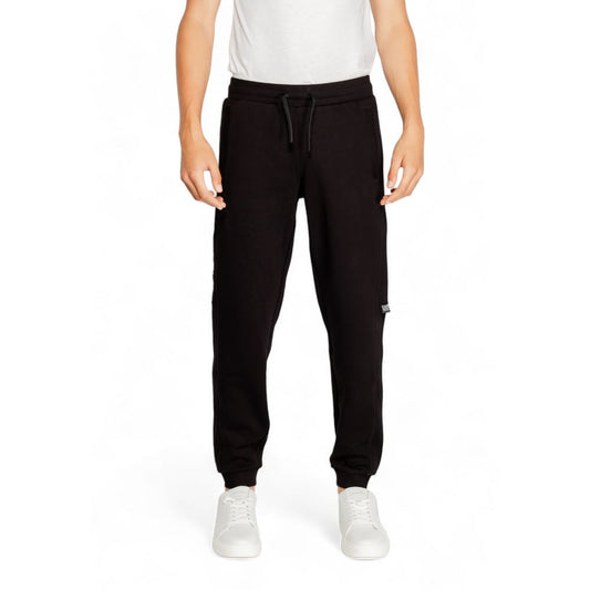 EA7 Emporio Armani – Schwarze Jogginghose aus Baumwolle