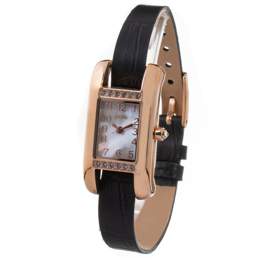 Folli Follie Leder-Kleideruhr mit Farbverlauf