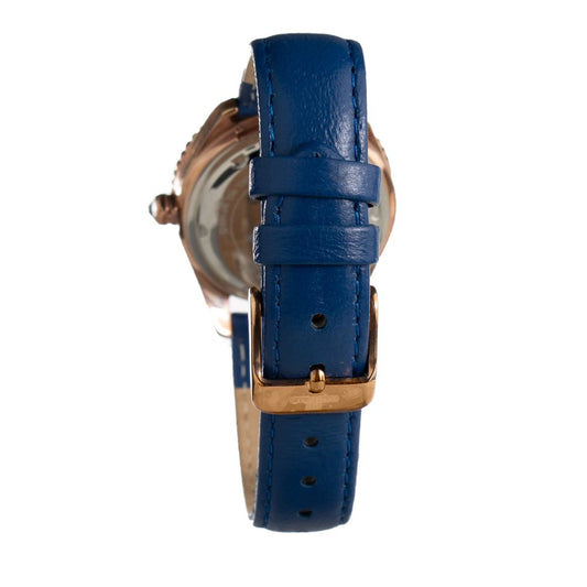 Folli Follie Damenuhr mit blauem Lederarmband