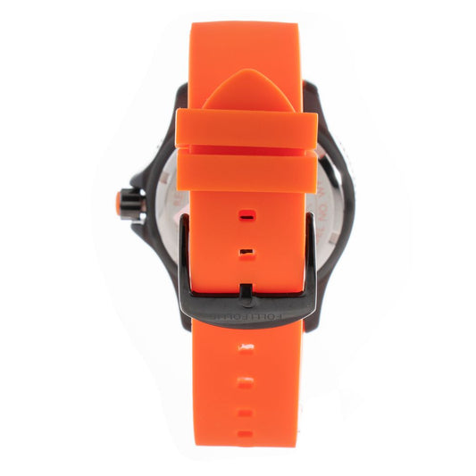 Folli Follie Orangefarbene Sportuhr aus Kunststoff