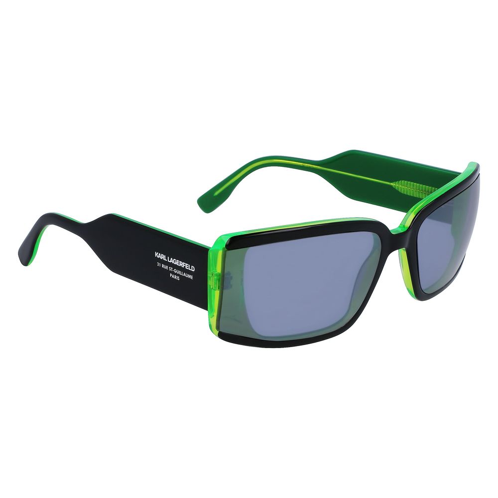 Karl Lagerfeld – Schwarze Acetat-Sonnenbrille