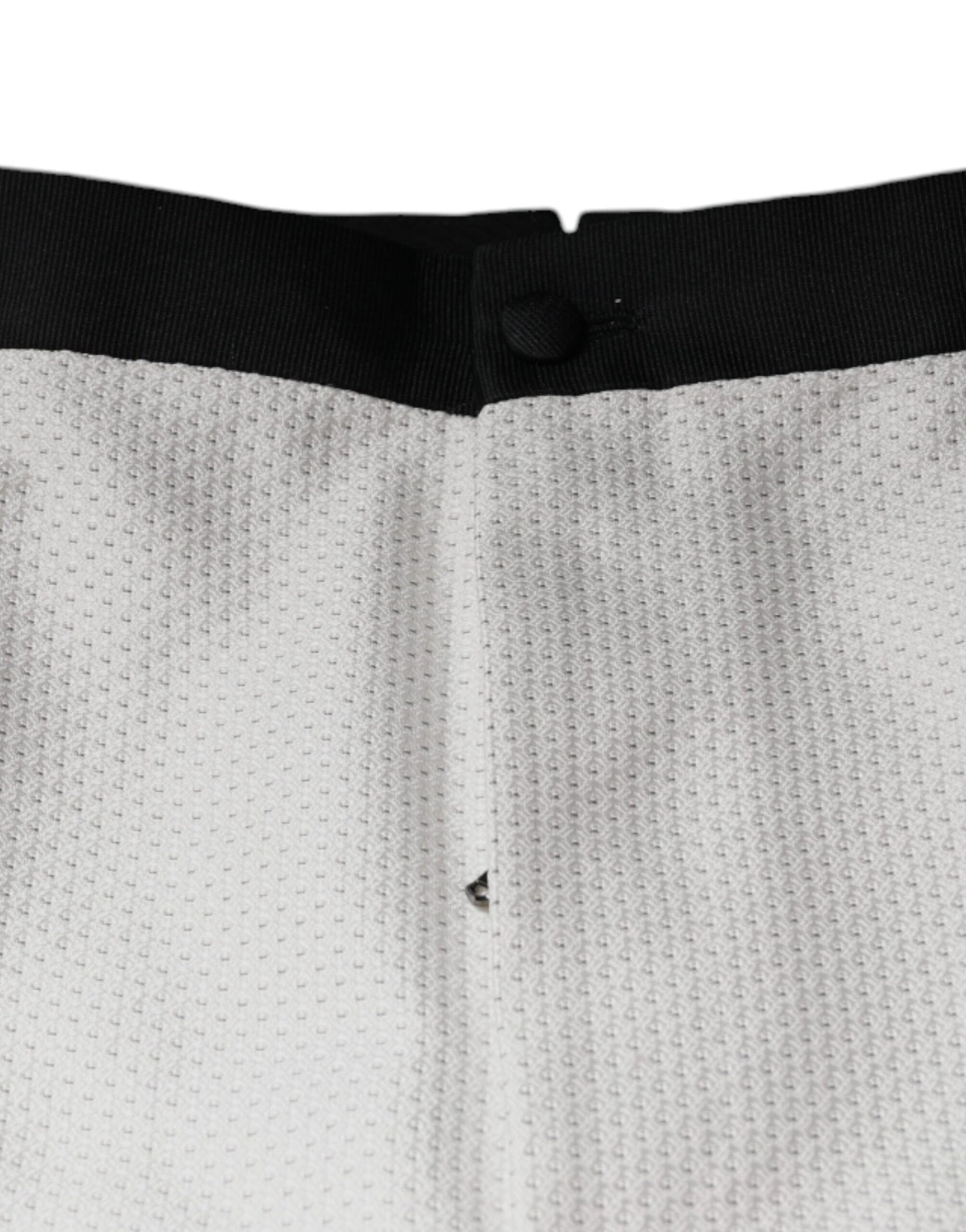 Dolce & Gabbana – Weiße Anzughose aus Polyester