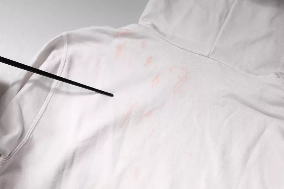 Dolce & Gabbana Weißer Caesar-Kapuzenpullover aus Baumwolle