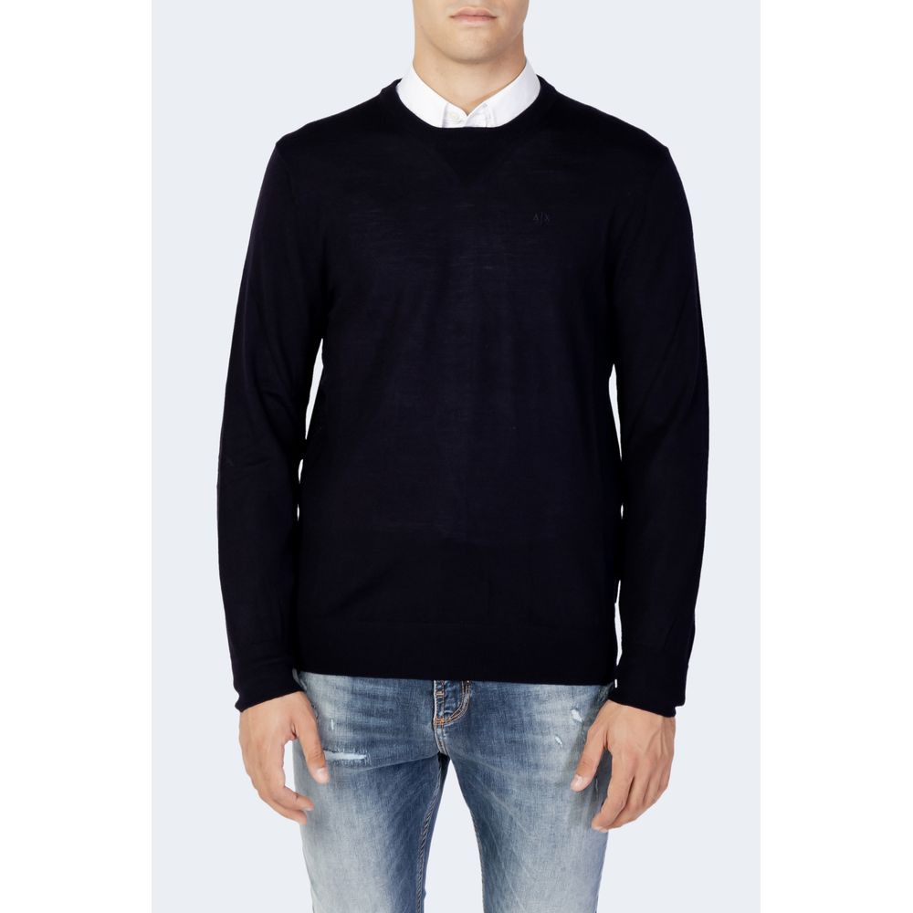 Armani Exchange – Blaue Wollsportbekleidung