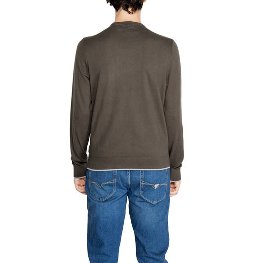 Armani Exchange Grünes Baumwoll-Sweatshirt