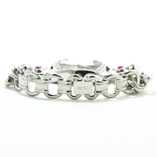 Chronotech Silver Stainless Steel Bracelet Watch