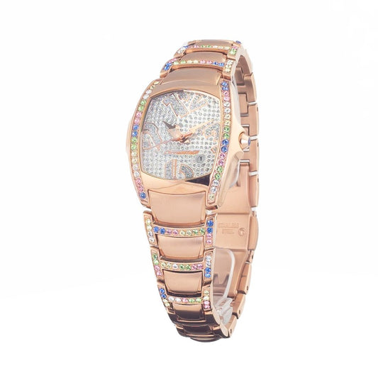 Chronotech Mehrfarbige Edelstahluhr