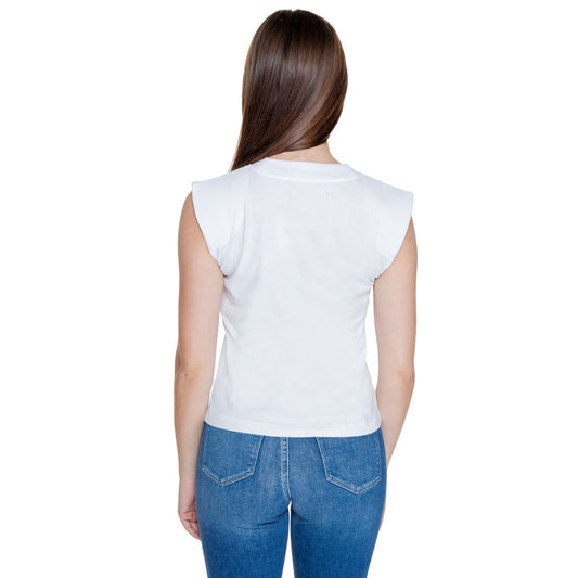 Calvin Klein Jeans – Weißes Baumwoll-T-Shirt