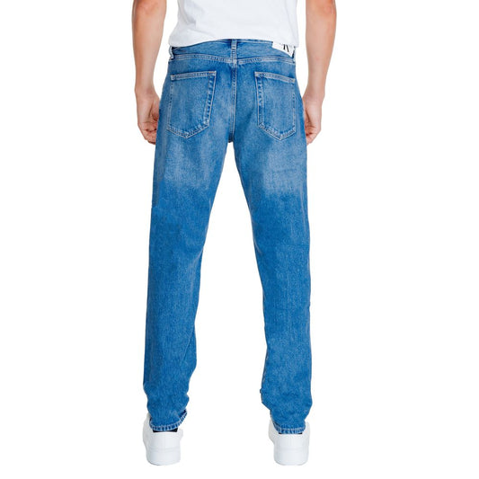 Calvin Klein Jeans Hellblaue Baumwolljeans mit entspannter Passform