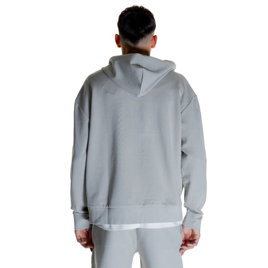 Calvin Klein Grauer Baumwoll-Kapuzenpullover