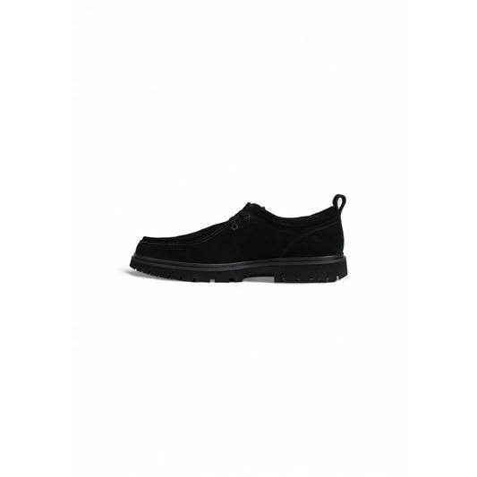 Calvin Klein Jeans – Oxfords und Derbys aus schwarzem Wildleder