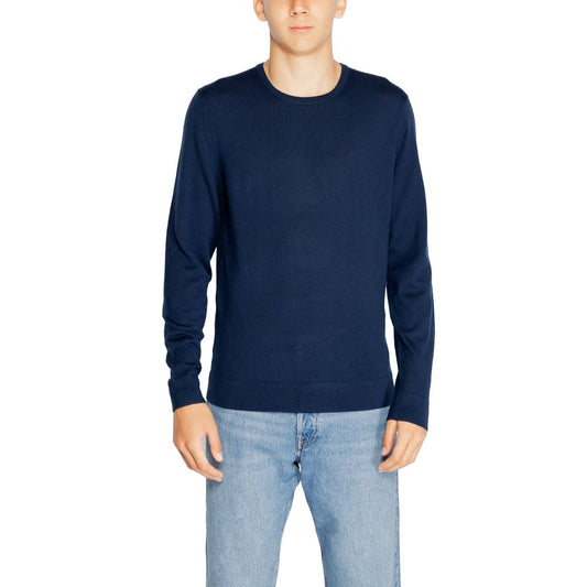 Calvin Klein – Sportbekleidung aus recycelter Wolle, Blau