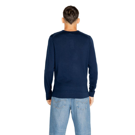 Calvin Klein – Sportbekleidung aus recycelter Wolle, Blau