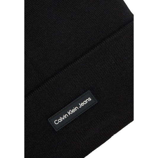 Calvin Klein Jeans – Schwarze Baseballkappe aus recyceltem Polyester