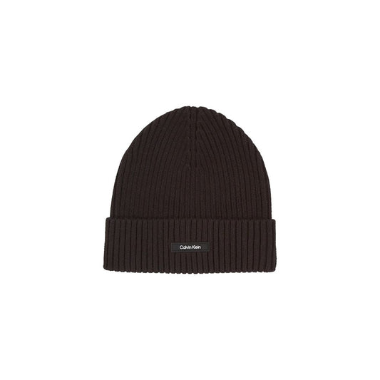Calvin Klein – Schwarze Baseballkappe aus Bio-Baumwolle