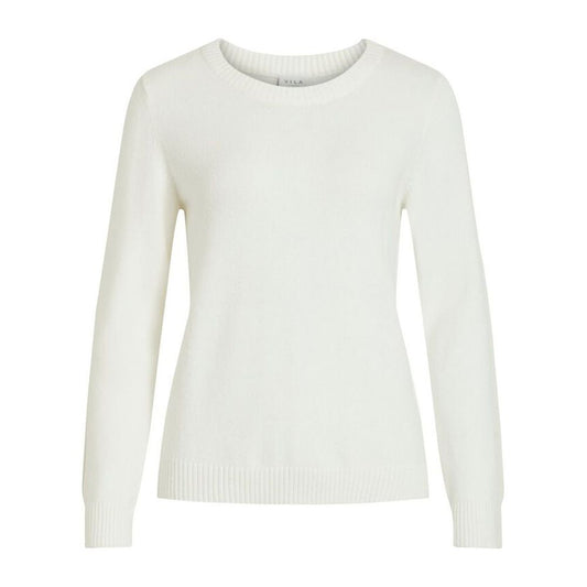 Vila Clothes – Weißer Viskosepullover