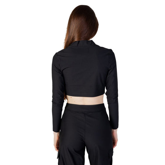 Calvin Klein Jeans – Schwarzes Oberteil aus recyceltem Polyester