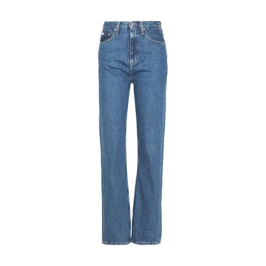 Calvin Klein Jeans – Hellblaue Jeans aus Baumwolle mit entspannter Passform