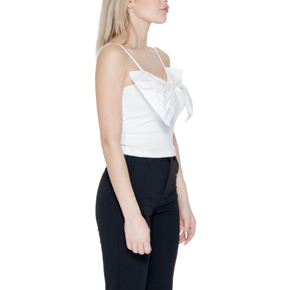 Only – Weißes Tanktop aus Bio-Baumwolle