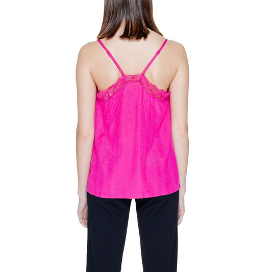 Vila Clothes – Rosa Viskose-Tanktop
