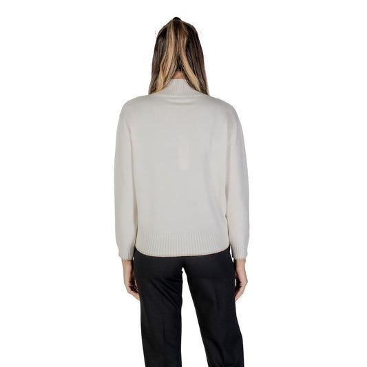 Street One Creme Polyester Pullover